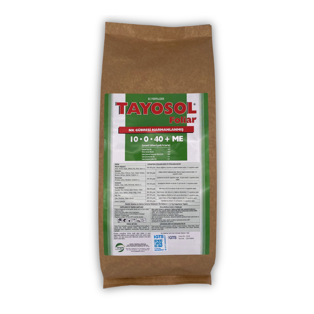 TAYOSOL Foliar 10-0-40+ME